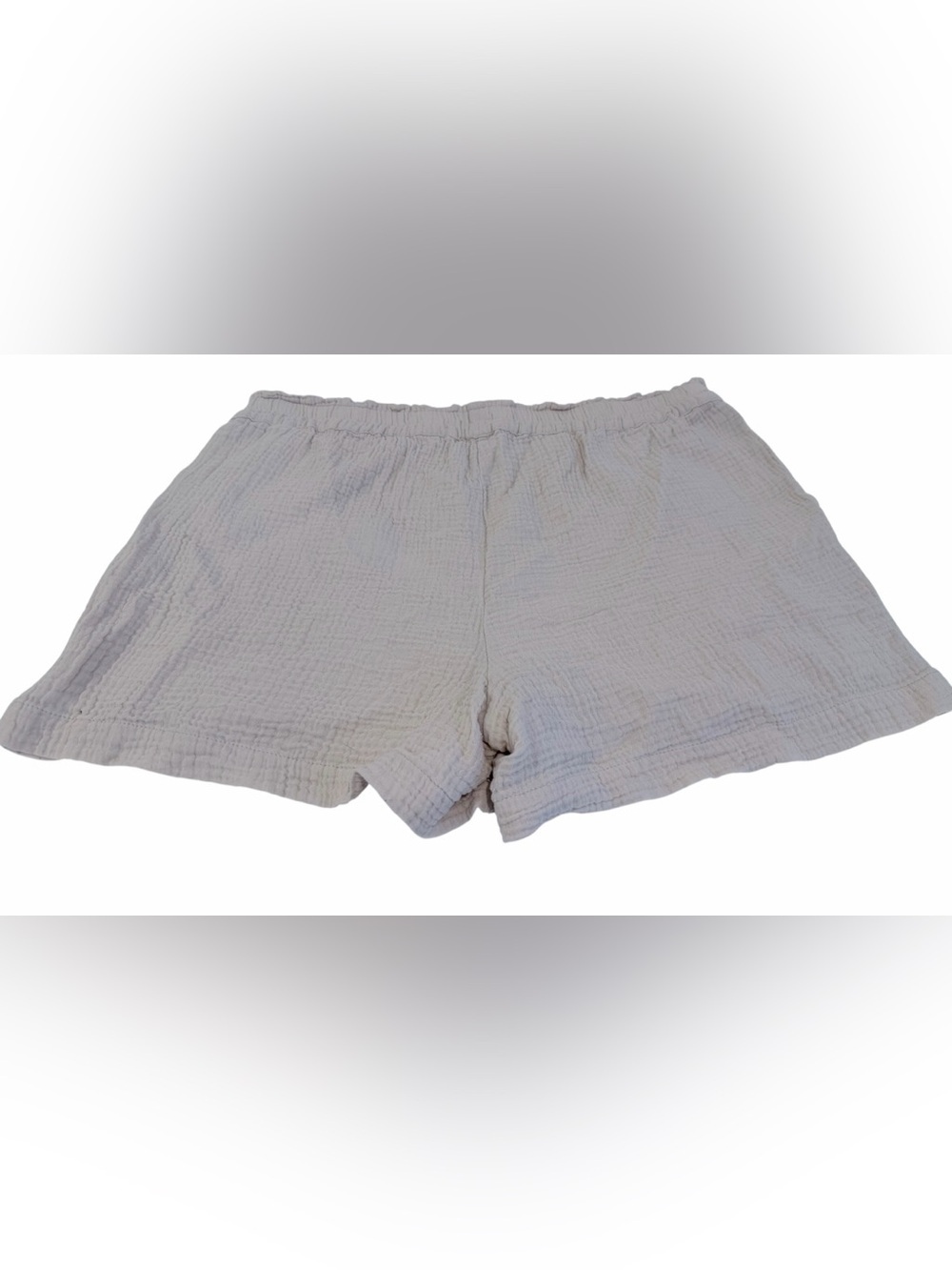 Rails Cream Elastic-Waist Cotton Gauze Shorts - Picture 4 of 4
